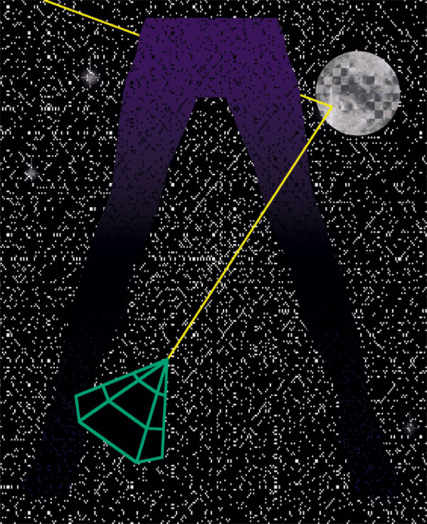 dirty space disco illustration