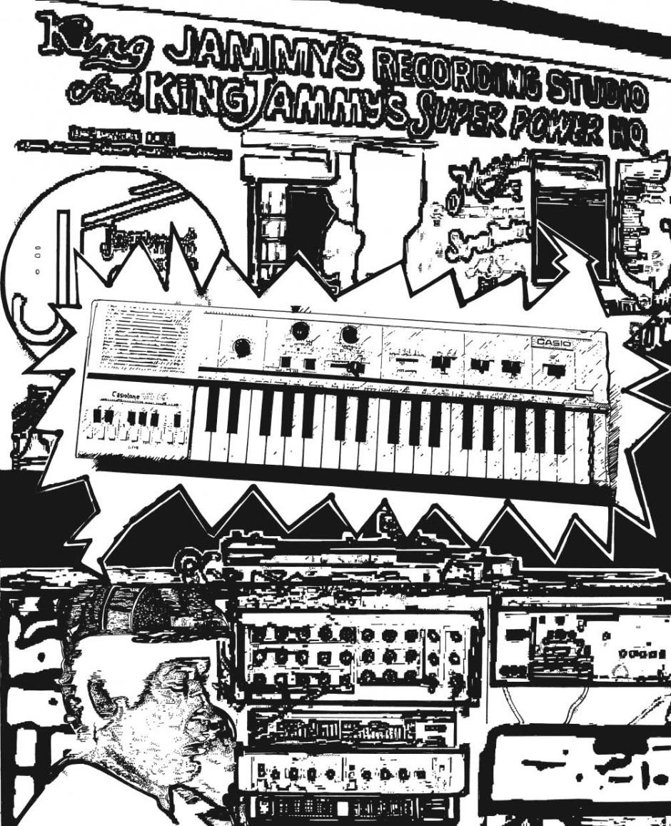 Digital Dancehall illustration by Savage Pencil