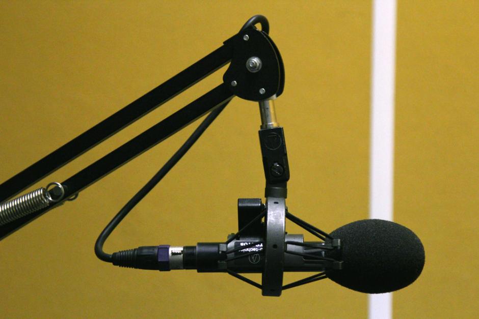 Resonance FM studio microphone
