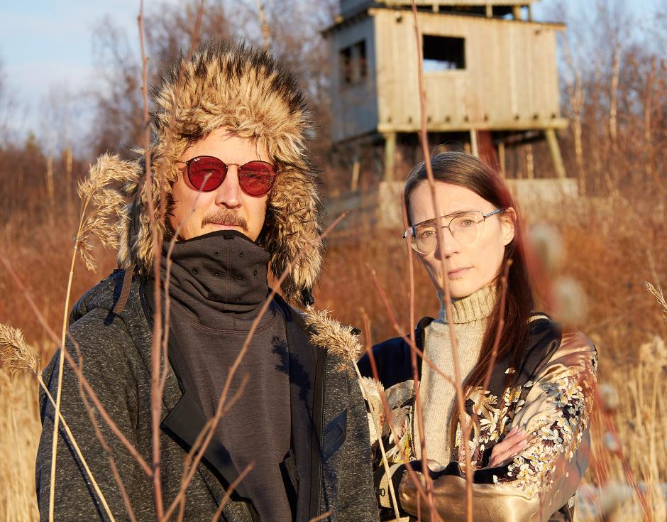 Vladislav Delay (left) and AGF in The Wire 436. Photo by Lumi Ripatti