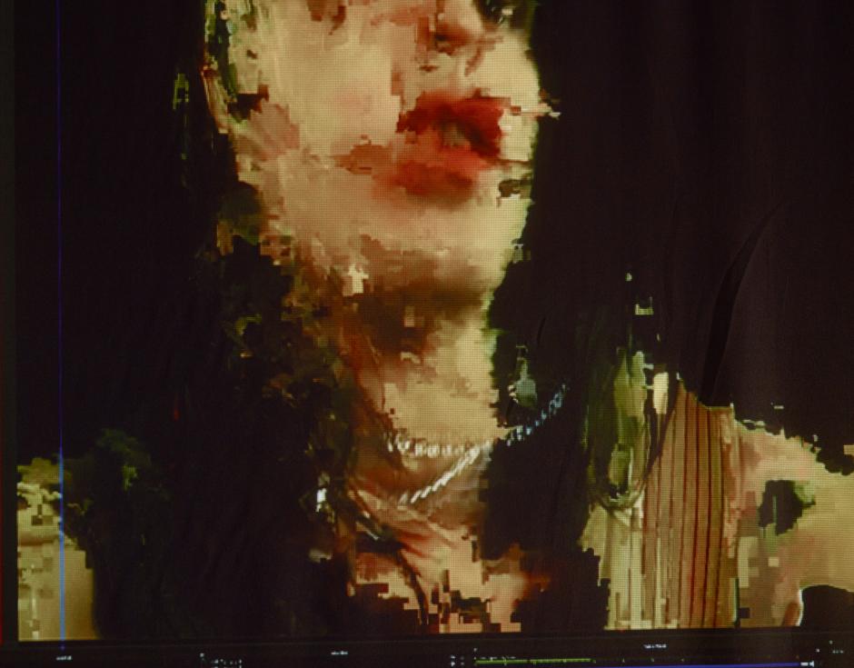 Glitch in the matrix: Arca in The Wire 436. Photo by Nadav Kander