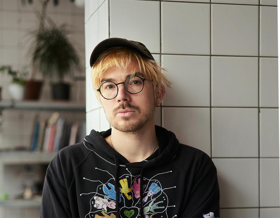 Jonáš Gruska in Bratislava, March 2021. Photo: Andrej Balco