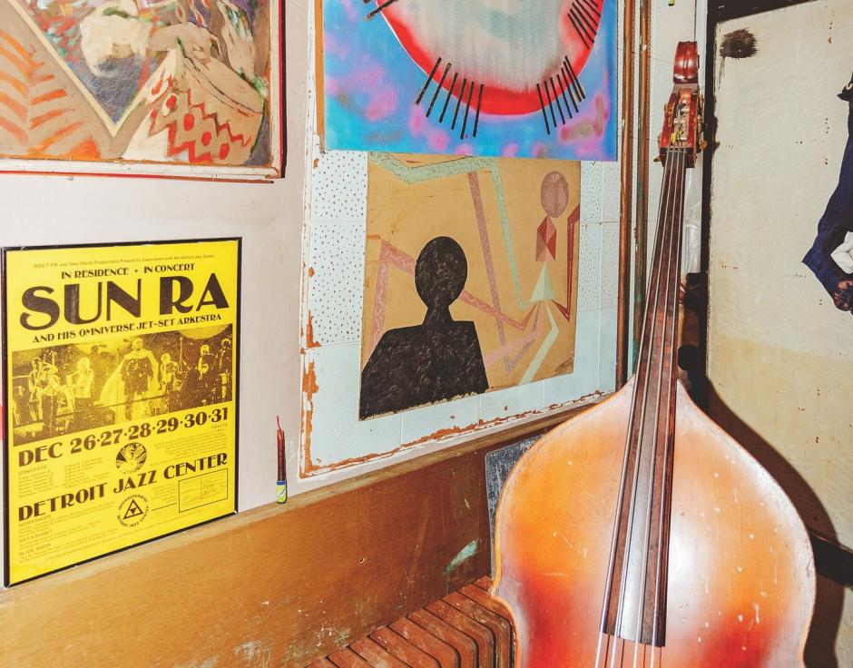 Home bass: The Arkestra House on Morton Street, Philadelphia (see page 40 of The Wire 440). Photo by  Marcus Maddox