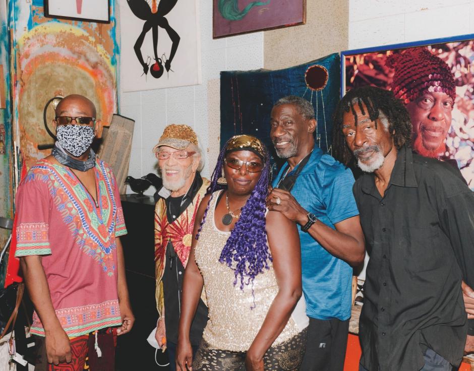 The Arkestra on the cover of The Wire 440. Photographed by Marcus Maddox