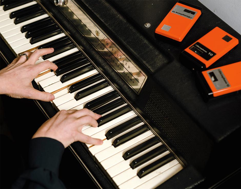 Block chords: Olivia Block at the keyboard in The Wire 454. Photo: Lyndon French