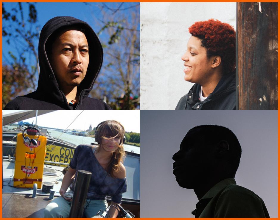 Clockwise from top left: Tashi Dorji; Loraine James in The Wire 448 by AF Webb; Marshall Trammell in The Wire 390 by Mark Mahaney; Gaël Segalen