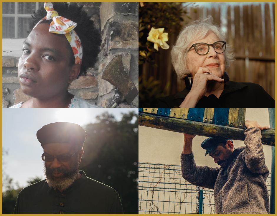 Clockwise from top left: Nondi_ via Bandcamp; Dorothy Moskowitz by Nicholas Albrecht; Mazen Kerbaj of ‘A’ Trio by Mustafah Abdulaziz; Pat Thomas by Billy Barraclough