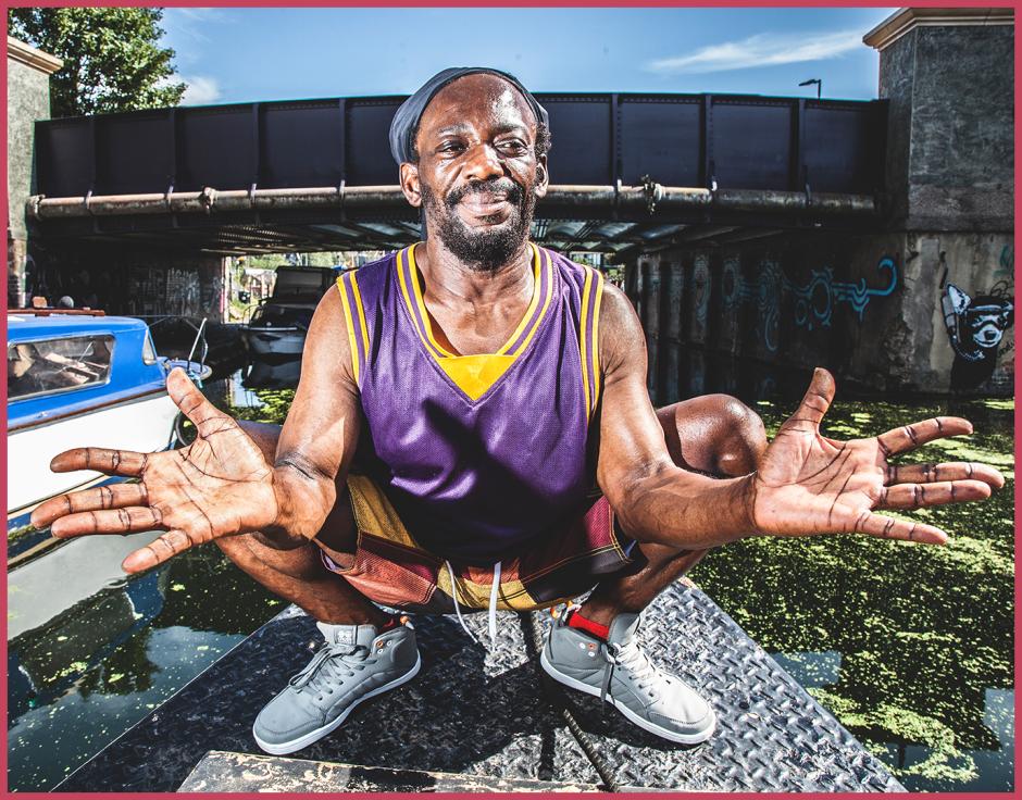 Bonjo Iyabinghi Noah of African Head Charge. Photo: Peggy Golec