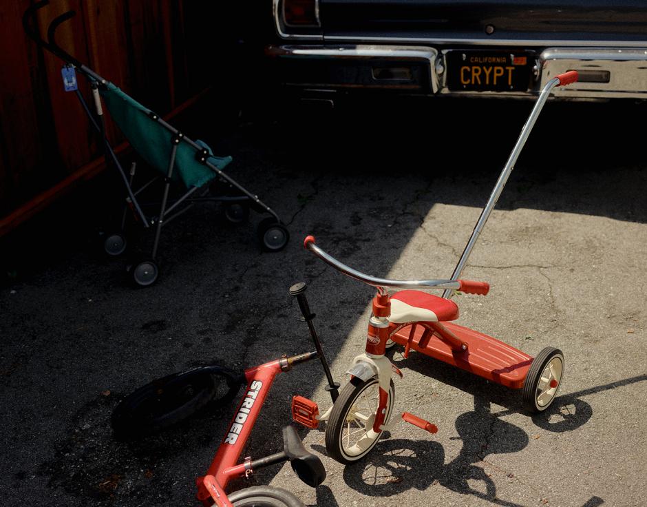 The tricycle works: Eugene S Robinson’s driveway, Stanford, California (see page 40 of The Wire 473). Photo: Nicholas Albrecht