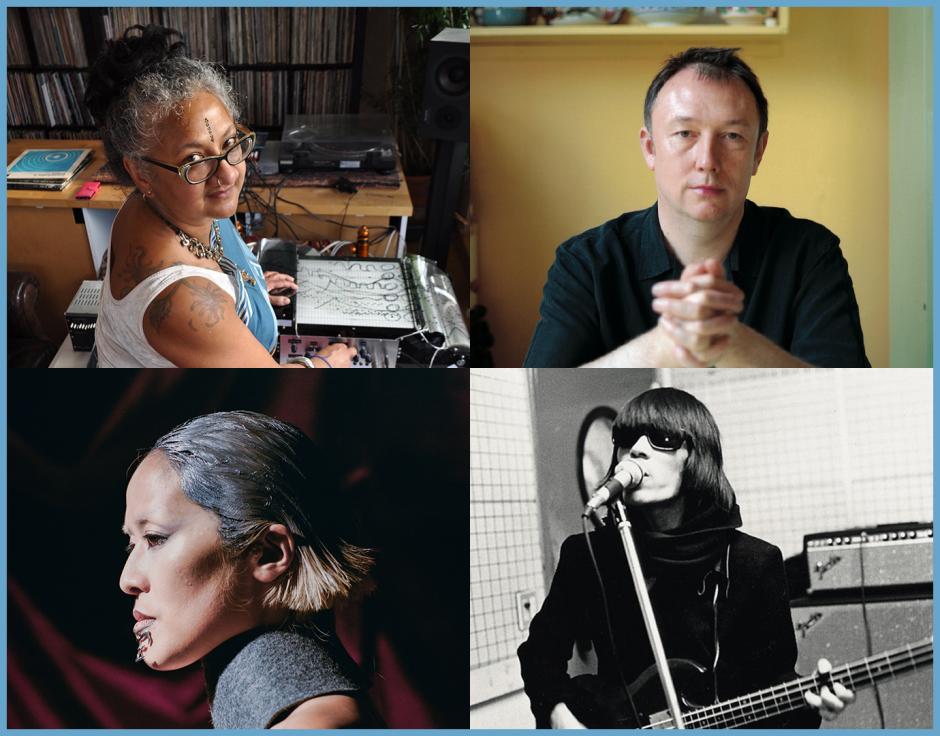 Clockwise from top left: Poulomi Desai; John Butcher in The Wire 289 by Miur Vidler; Asahito Nanjo by Masao Yuchida; Corin