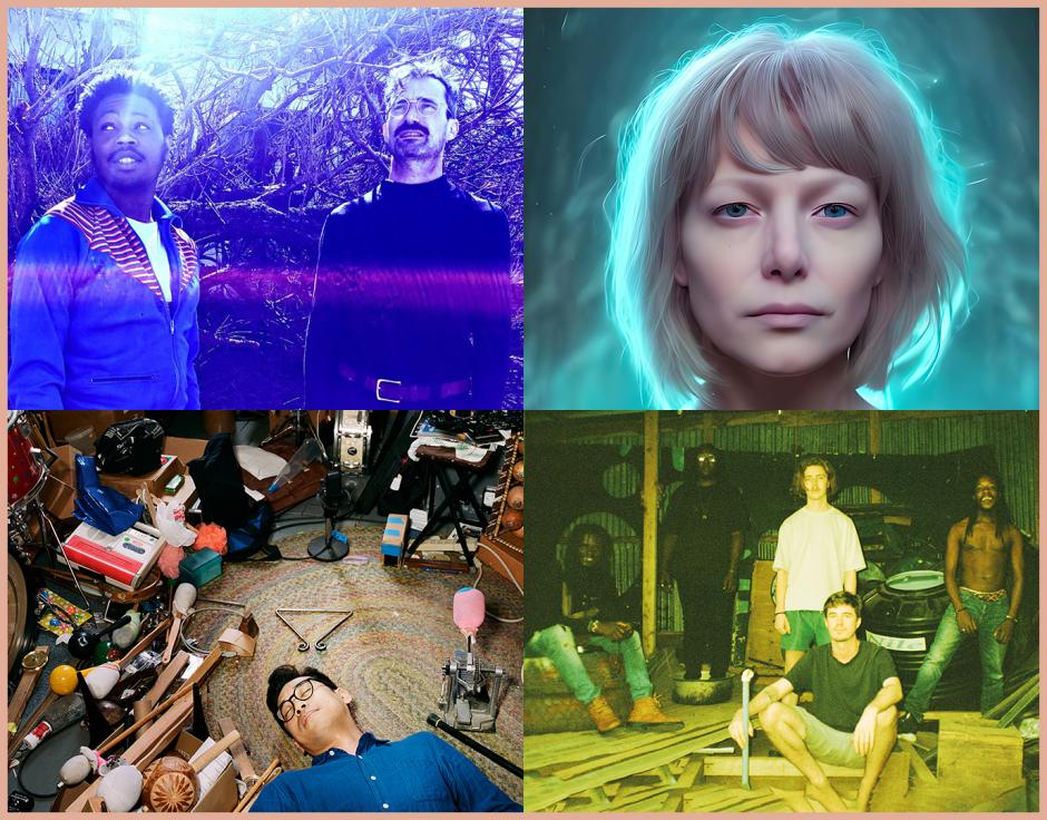 Clockwise from top left: Model Home by Megan Raham; Blevin Blectum; Nihiloxica by Tallulah Maskell Key; Che Chen of 75 Dollar Bill in The Wire 424 by Harris Mizrahi