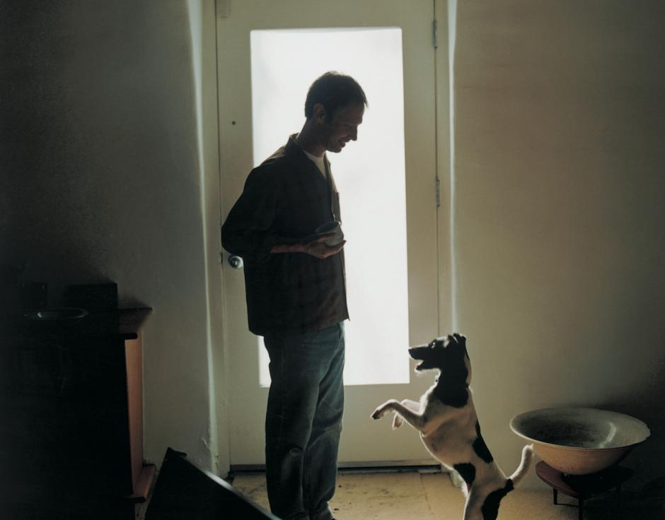 Steve Roden in The Wire 229, March 2003. Photo: Chris Buck