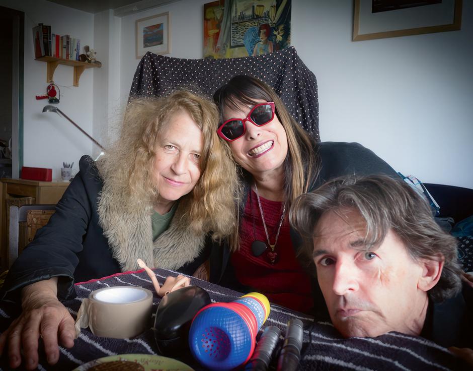 Minaru: (from left) Sue Lynch, Anna Homler, Adrian Northover. Photo: Adrian Northover