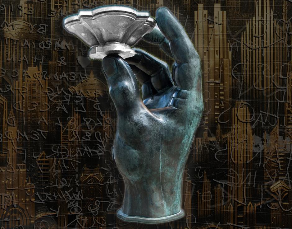 Parable Of The Empty Cup cover art. Artwork by BKV Industrial
