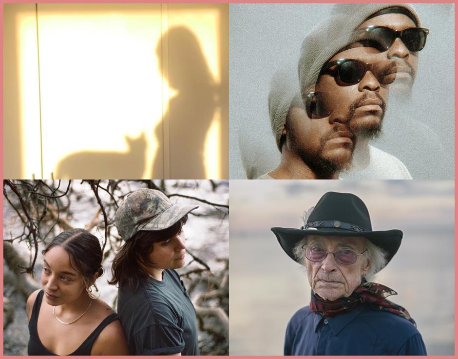 Clockwise from top left: Yara Asmar; DJ Harrison; Silver Apples in The Wire 391 by Bryan Schutmaat; Ragana