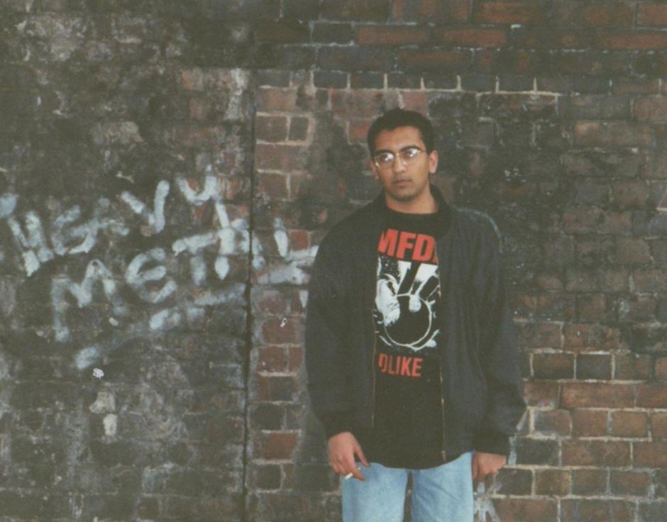 Neil Kulkarni, Cheylesmore, Coventry, 1991. Photo via @KaptainKulk X.