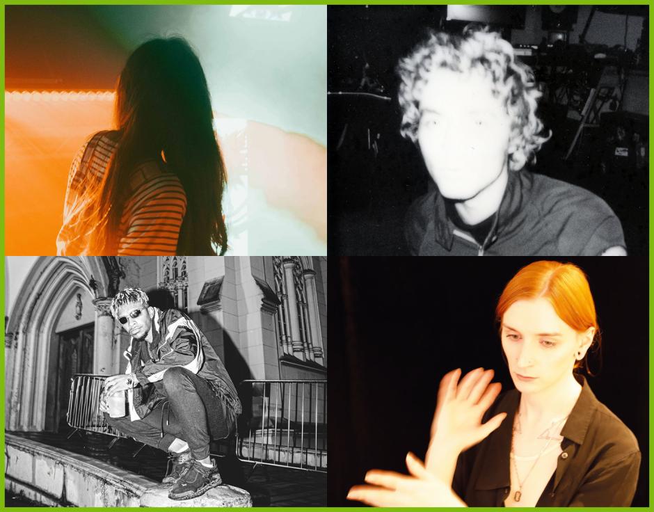 Clockwise from top left: gyrofield; Pain Annihilator; aya by Nicole Ngai; DJ Anderson do Paraíso by Jonathan Uliel Saldhana