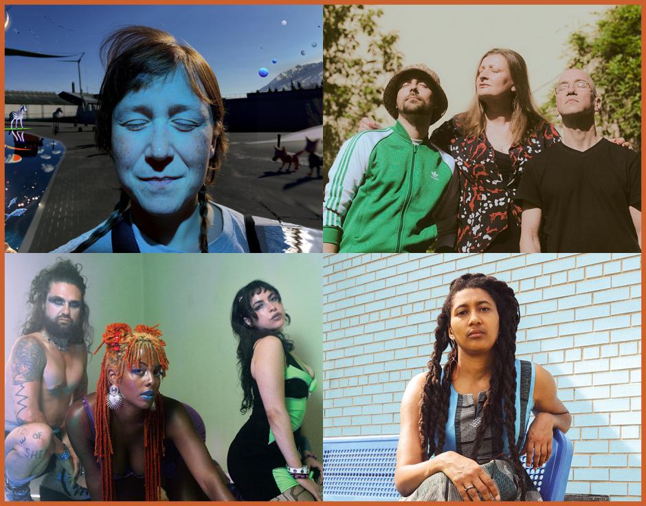 Marta Forsberg; Gordan by Paulina Hildesheim; Tomeka Reid by Lawrence Agyei; Tongue In The Mind by Kolja Tinkova