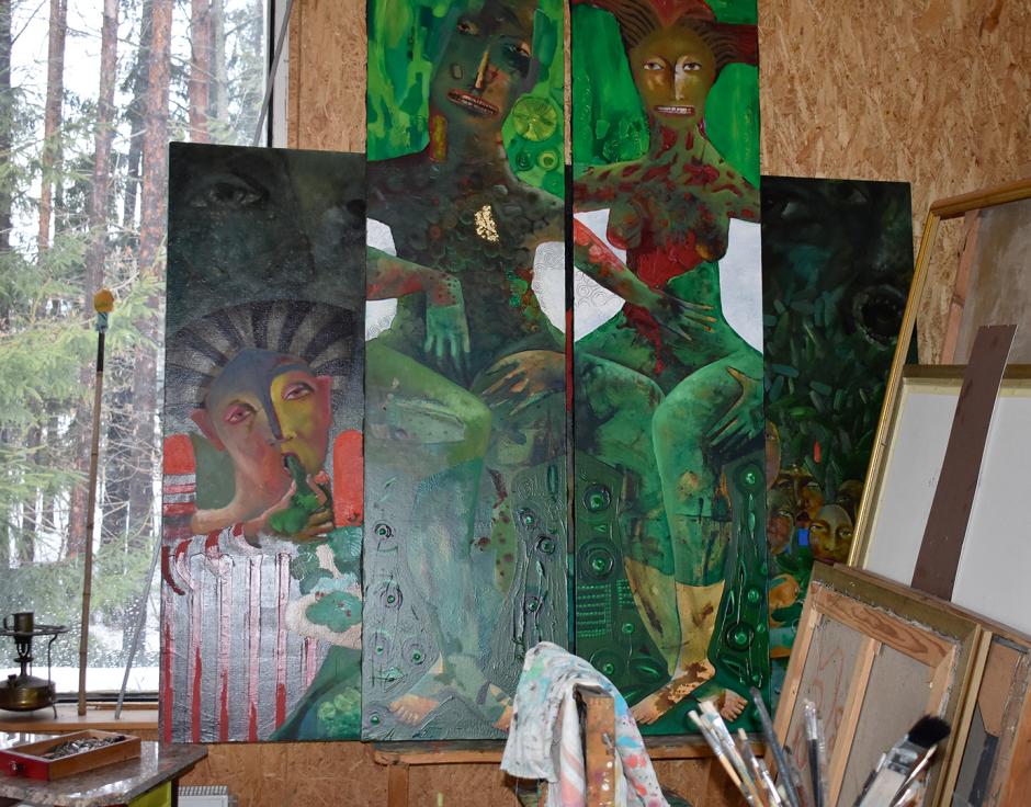 Green revolution: Artūras Šlipavičius’s studio near Vilnus (see page 34 of The Wire 489). Photo: Ilia Rogatchevski