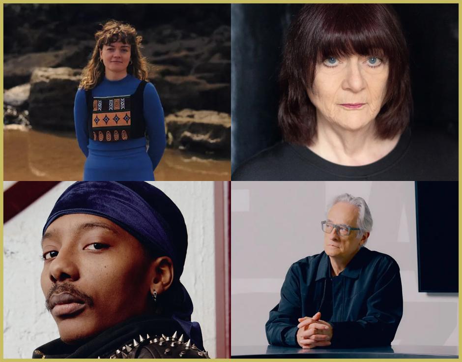 Clockwise from top left: Me Lost Me by Matt Moran; Cosey Fanni Tutti by Annie Collinge; David Van Tieghem by Vincent Tullo; Quinton Barnes by Schaël Marcéus