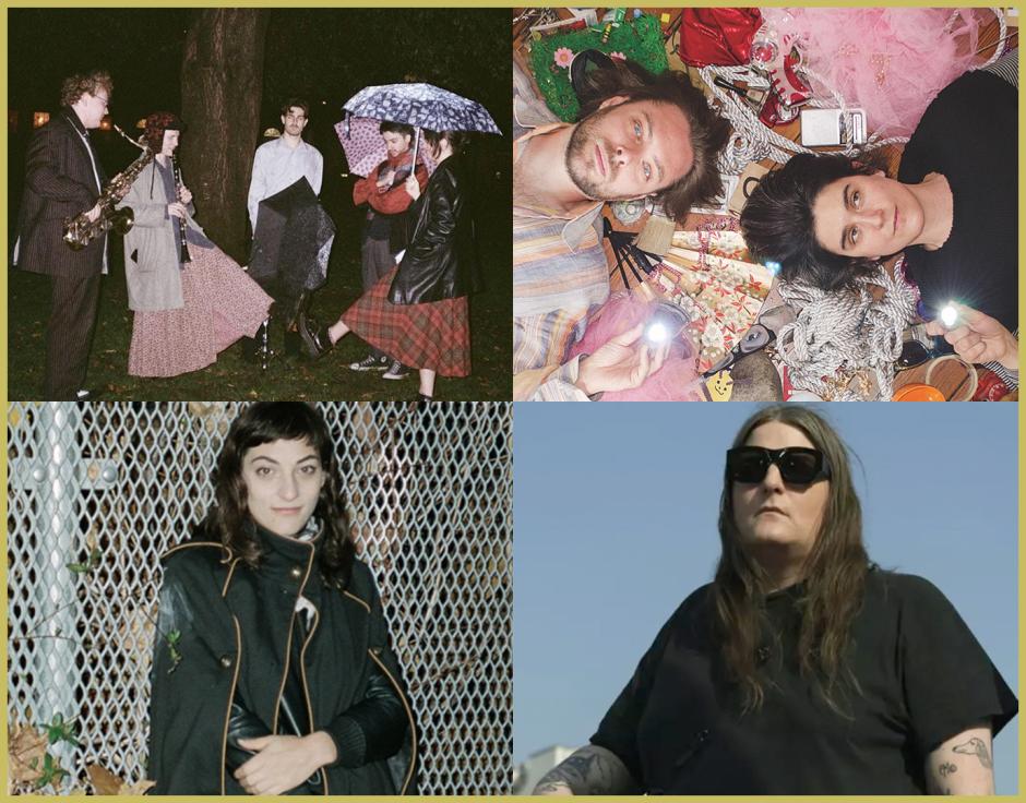 Clockwise from top left: Ex Agent by Jess Agnew; Object Collection by Chris Verene; Ziúr by Florian Bong-kil Grosse; Lea Bertucci by Alex Philipe Cohen