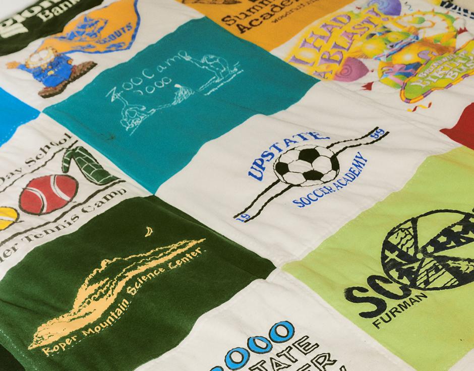 Weston Olencki’s bedspread (see page 38 inside The Wire 500). Photo by Paulina Hildesheim