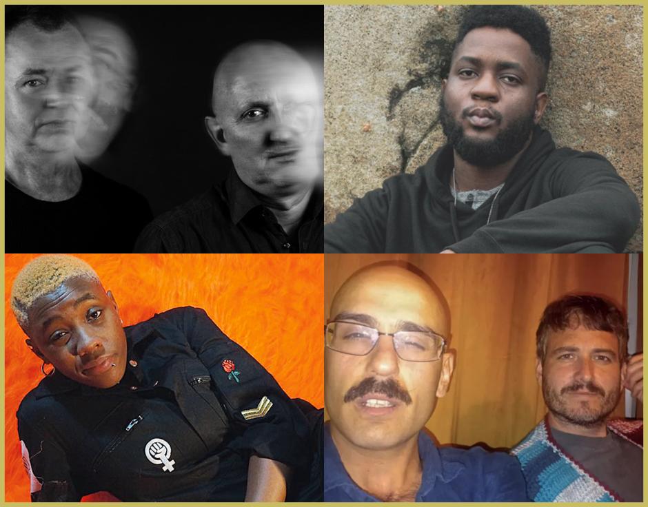 Clockwise from top left: Test Dept by David Altweger; Chino Amobi by Justin James Reed; Franco Franco & Kinlaw by Kathlin Sargent; Alpha Maid by Niazy Hazeldine