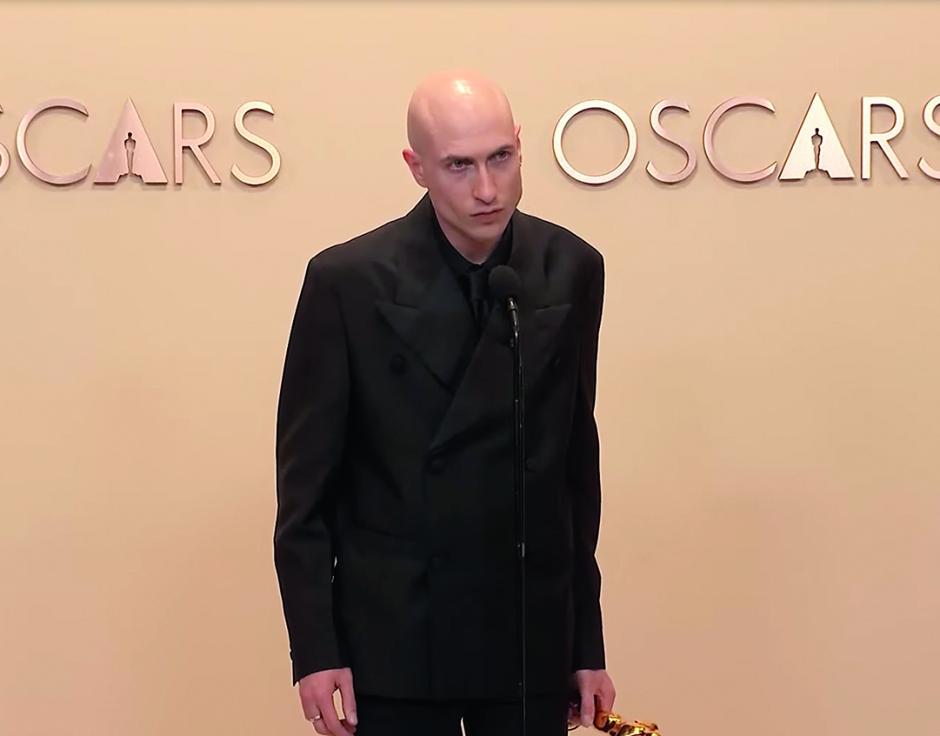Daniel Blumberg at the Oscars, March 2025