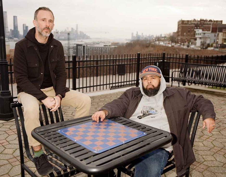 dälek’s Mike Manteca (left) and Will Brooks in The Wire 505, New Jersey, January 2026. Photo by Rafael Rios