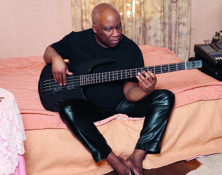 Jair-Rohm Parker Wells at home in New Jersey, March 2026. Photo by Marissa Alper