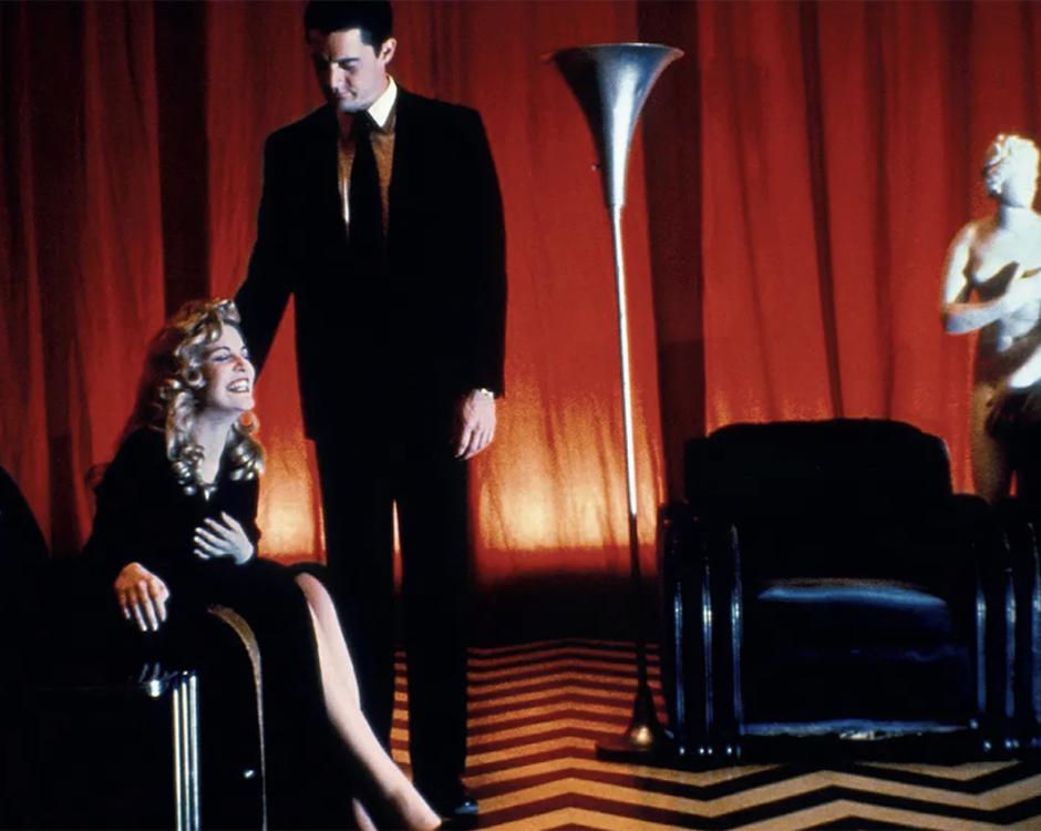 Sheryl Lee (left) and Kyle MacLachlan in Twin Peaks: Fire Walk With Me (1992). Courtesy Maximum Film/Alamy