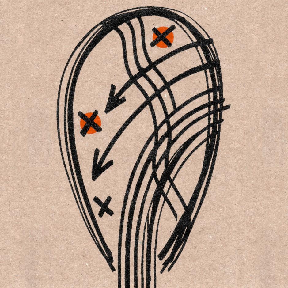 Sleeve art for Charlie Behrens, Uneasing (2020)